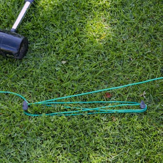 Legg ut avgrensningskabelen Legg ut avgrensningskabelen